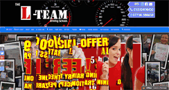 Desktop Screenshot of l-team-driving.co.uk