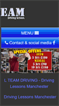 Mobile Screenshot of l-team-driving.co.uk